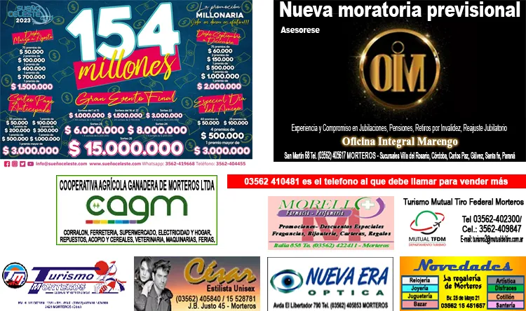 Avisos pie informacion