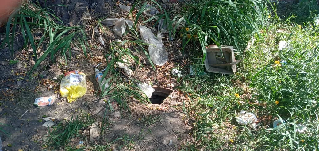 Pozo descarga cloacas