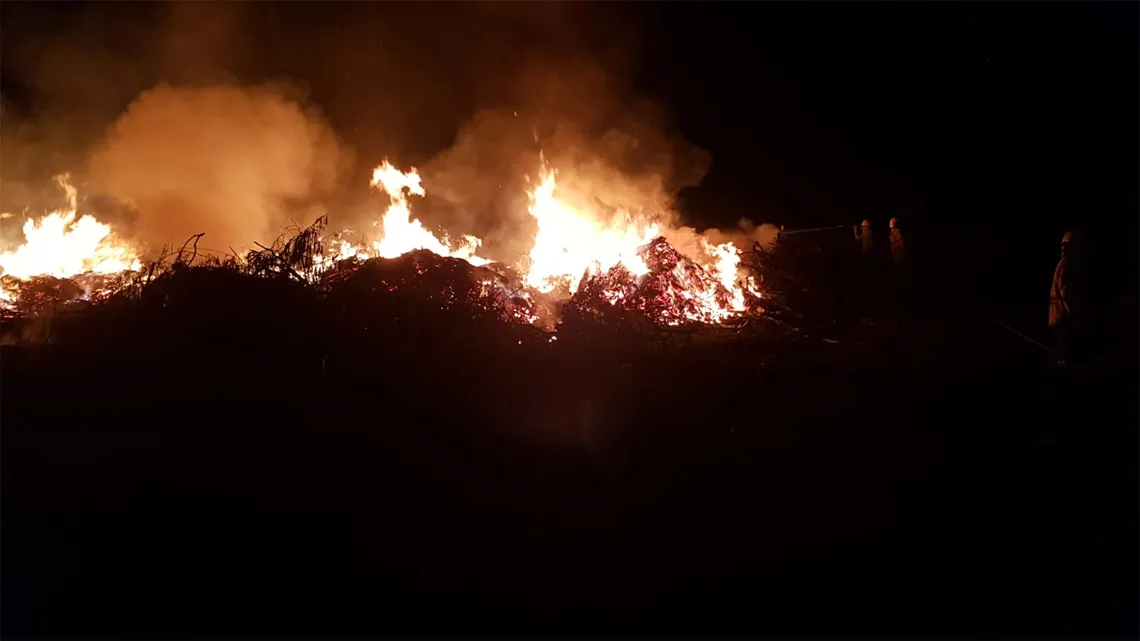 Incendio ramas