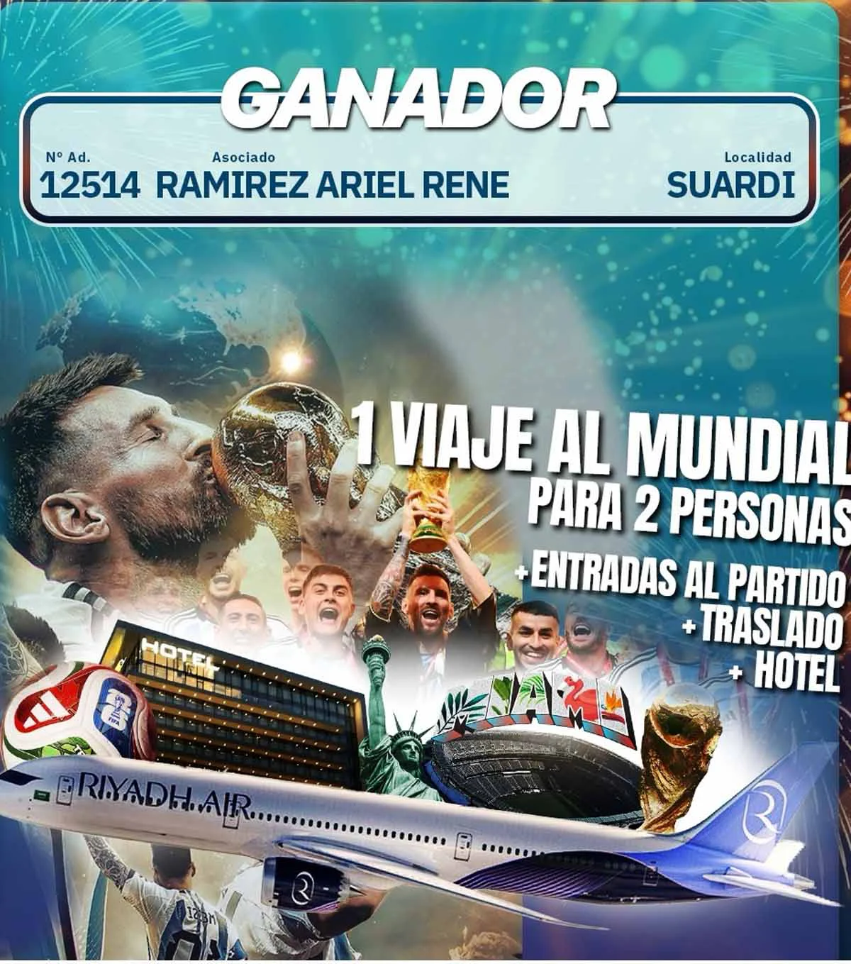 Premios sueño celeste viaje