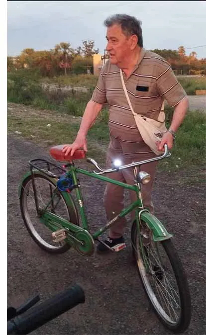 Carlos Bossio bicicleta