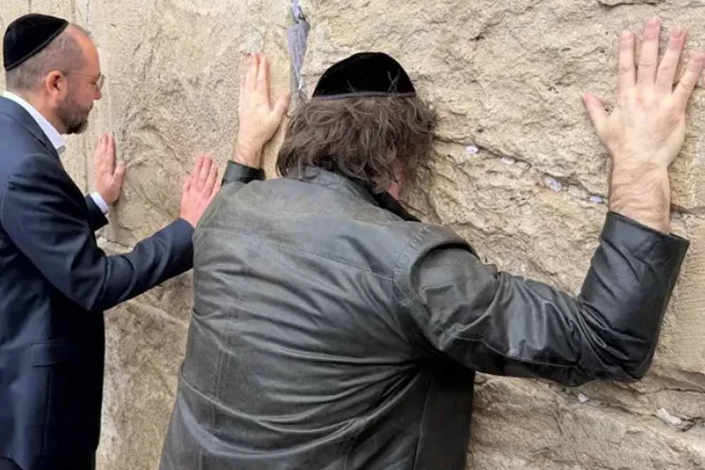 Milei en Israel
