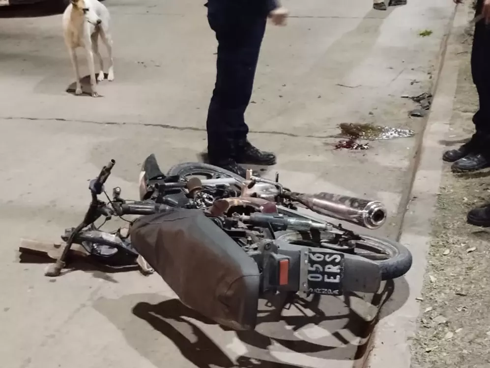 Accidente moto