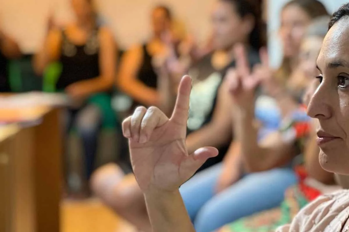 Morteros lengua de seña