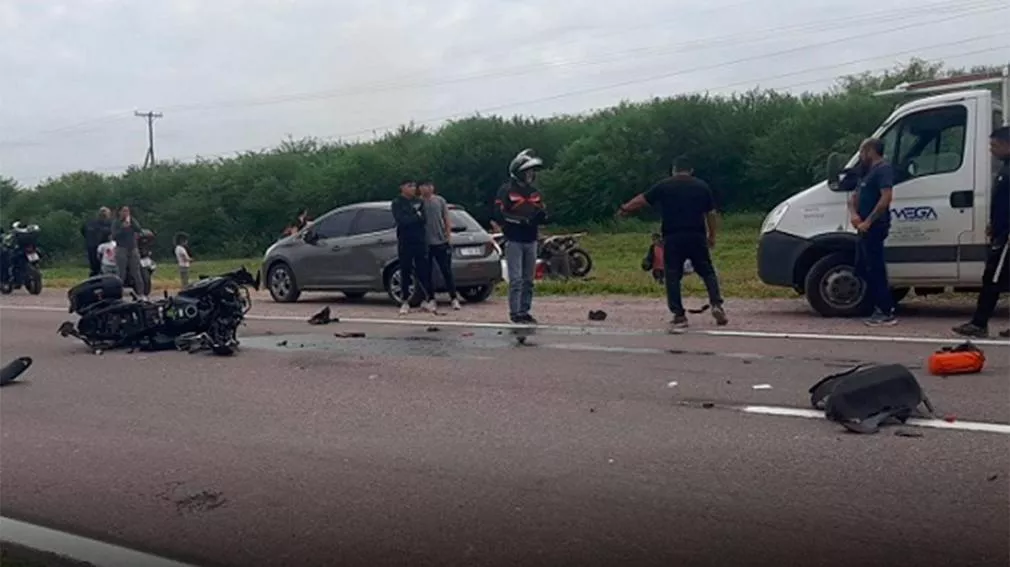 Accidente moto