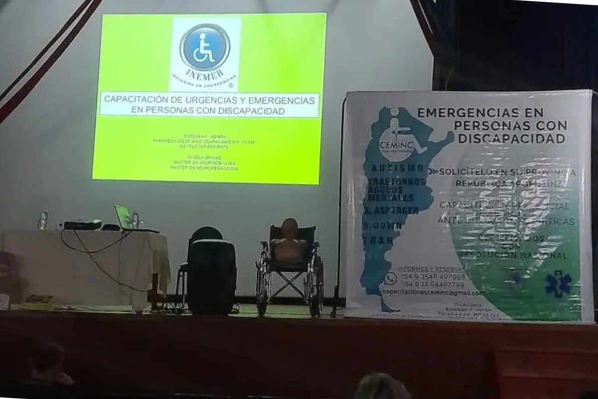Capacitacion emergencia discapacidad