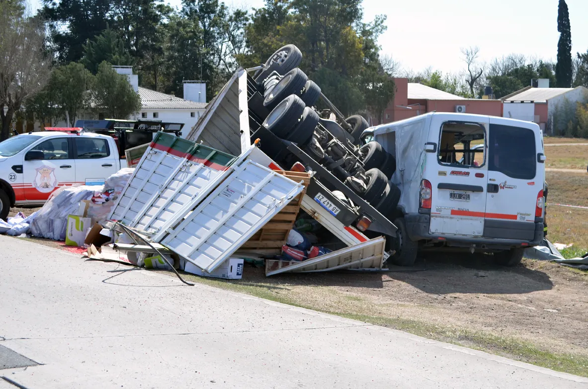 Accidente acceso Morteros