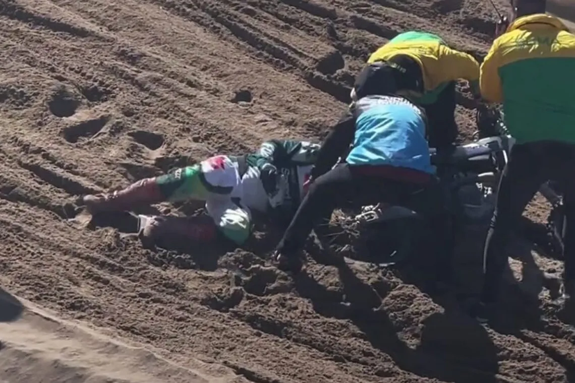Accidente moto