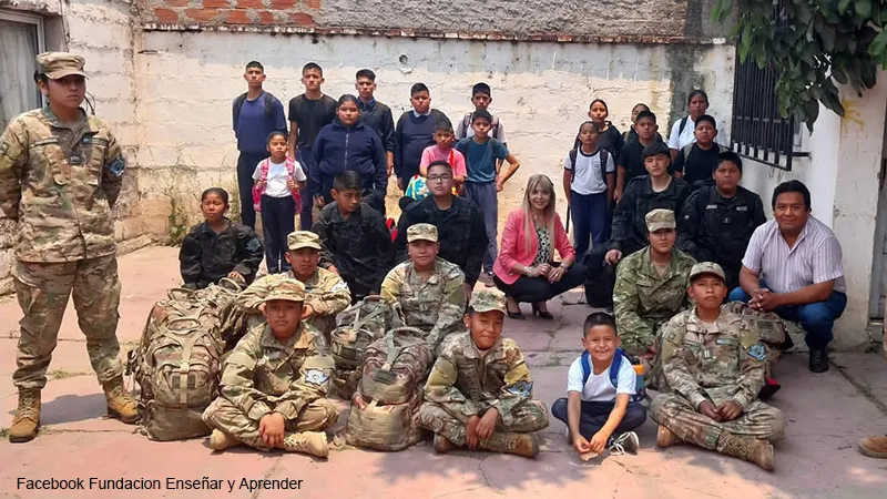 militarizacion niñez