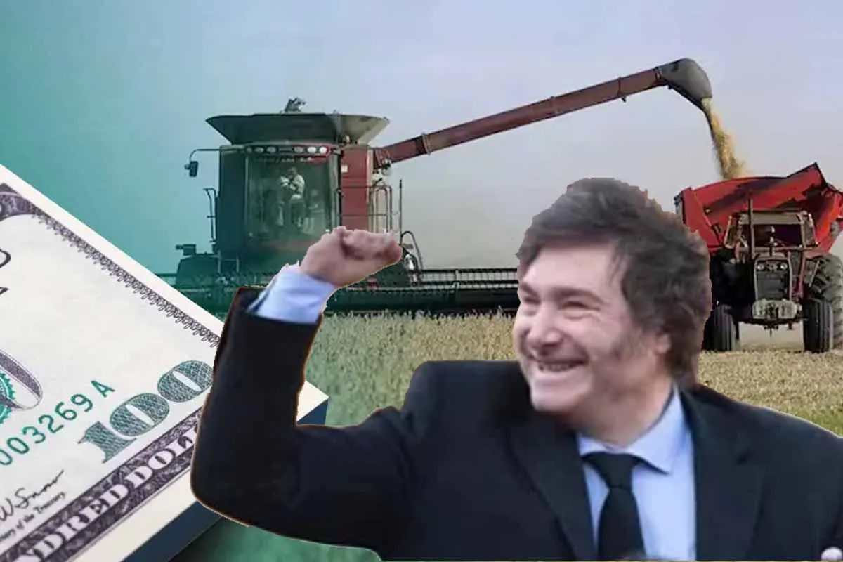 Al campo no le va bien con Millei